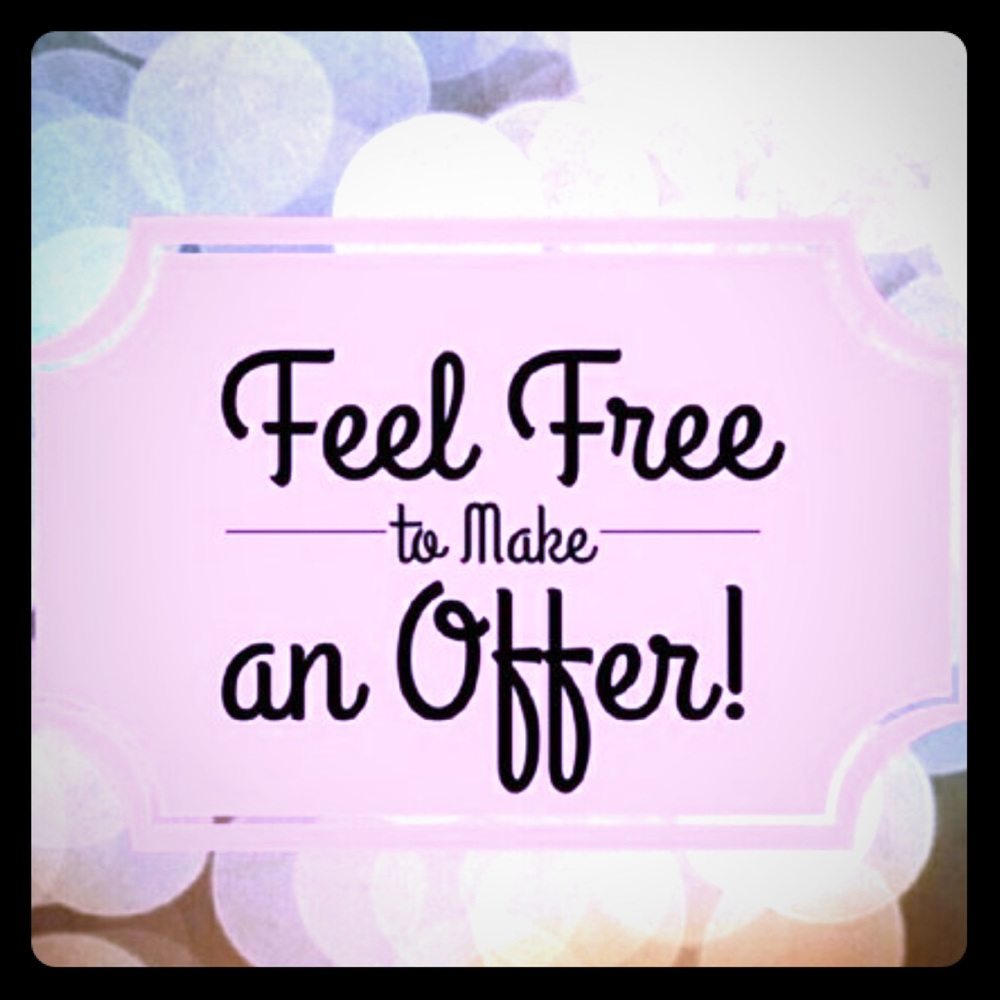 Reasonable offers accepted!